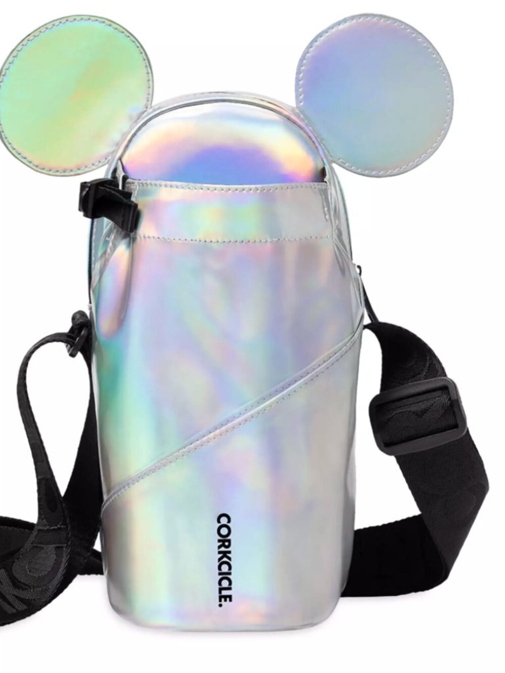 Corkicle Disney Mickey Mouse Mini Crossbody Sling Bag - Silver